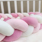 BABY BRAIDED KNOT CRIB  BUMPER