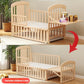 SOLID WOOD BABY BED, MULTIFUNCTIONAL ROCKING BED