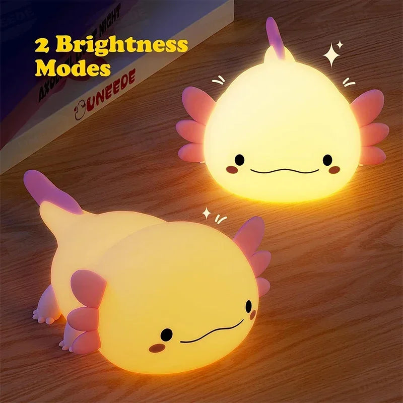 THERAPEUTIC  AXOLOTL NIGHT LIGHT for babies and adults