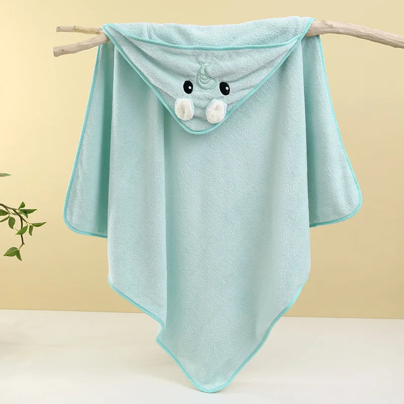 HOODED BABY BATH TOWEL