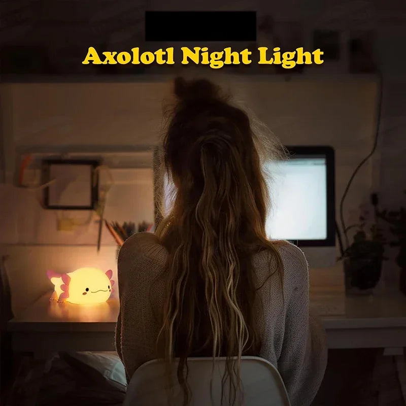 THERAPEUTIC  AXOLOTL NIGHT LIGHT for babies and adults