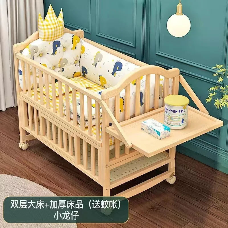 BIG BED SOLID WOOD FOR BABY
